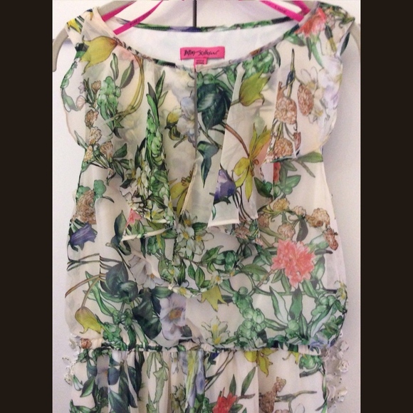 ⏰last chance⏰ BETSEY JOHNSON Size 6 Floral Dress - Picture 4 of 8